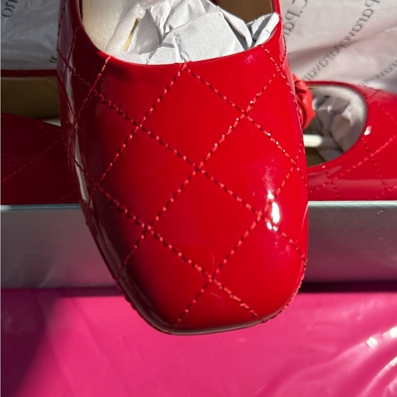 Chic Red Quilted Flats by C. paravona - Picture 9 of 16